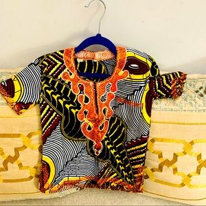 Brand New Authentic African Top (size 3Y)